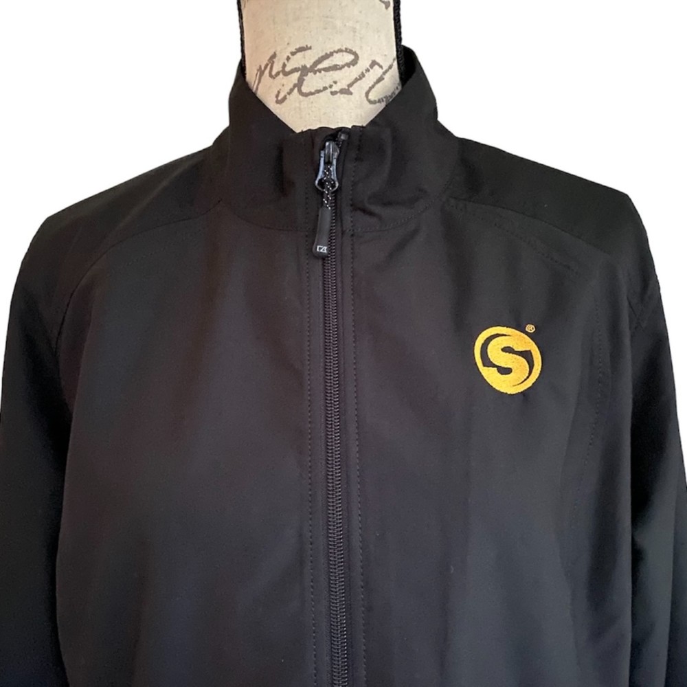 Cutter & Buck Men's WeatherTec Jacket Black Size XL/TG with S Logo Embroidery - Picture 3 of 9